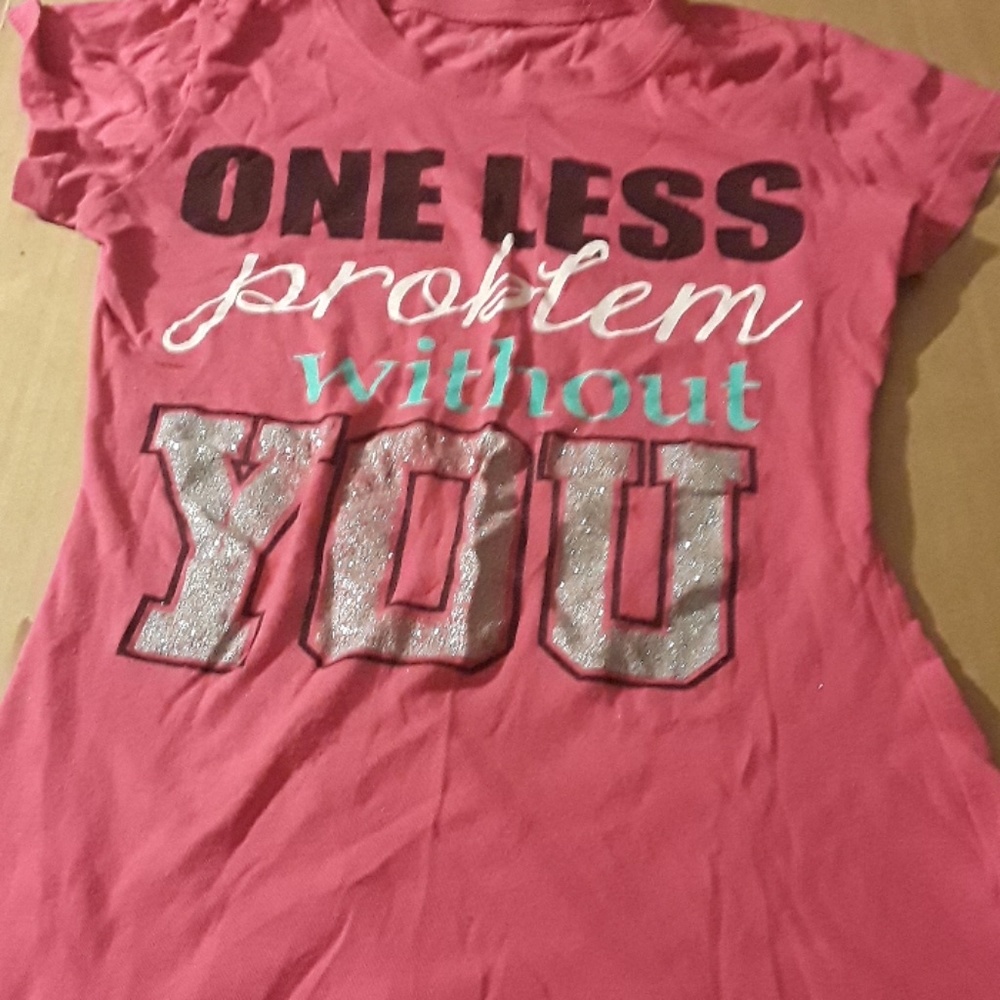 Just Be Girl's Sm Pink Tee